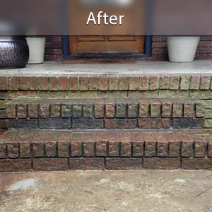 Sinking stairs repaired with PolyLevel® Saint Albans