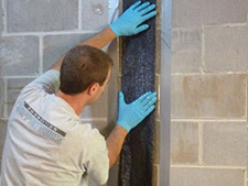 CarbonArmor® Strip applied to wall in Portsmouth
