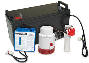 a battery backup sump pump system in Gallipolis